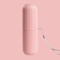 Étui rose pour brosse à dents, élégant et pratique