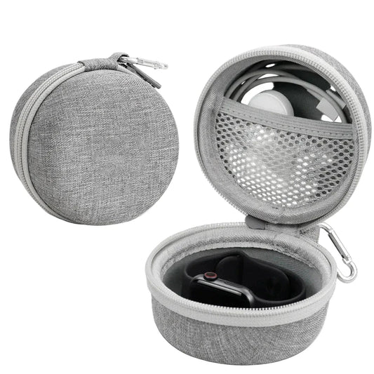 Étui gris avec mousqueton pour montre connectée ou classique