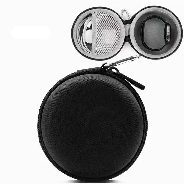 Étui noir pour montre, idéal pour déplacements sécurisés