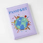 Vue de l'étui passeport dans une poche de sac à dos