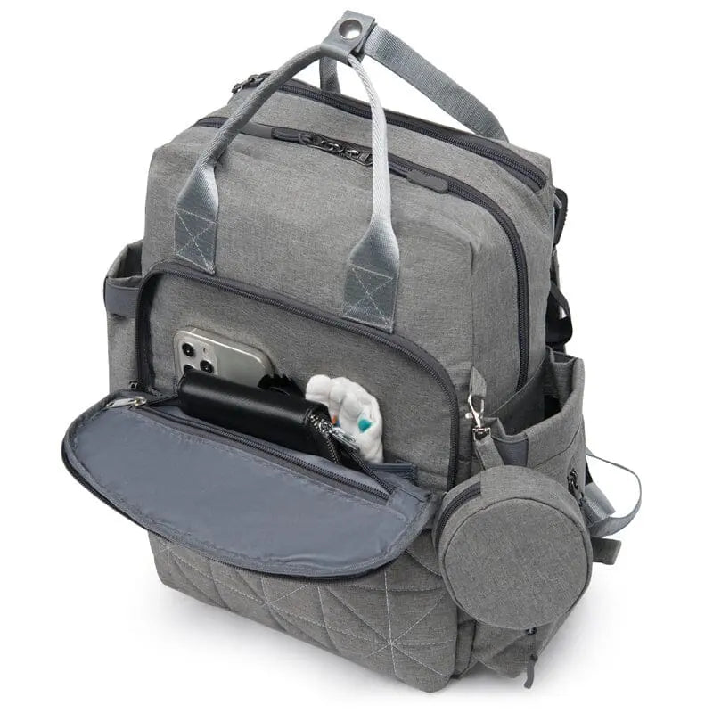 Gros plan sur la fermeture éclair et le tissu oxford résistant