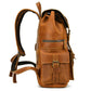 Sac à Dos Cuir Homme Vintage grand sac dos cuir finitions visibles