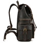 Sac à Dos Cuir Homme Vintage grand sac dos cuir vue de face vue 15