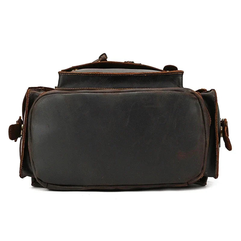 Sac à Dos Cuir Homme Vintage grand sac dos cuir vue d'ensemble vue 28