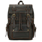 Sac à Dos Cuir Homme Vintage grand sac dos cuir vue rapprochée vue 13