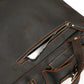 Sac à Dos Cuir Homme Vintage grand sac dos cuir finitions visibles vue 27