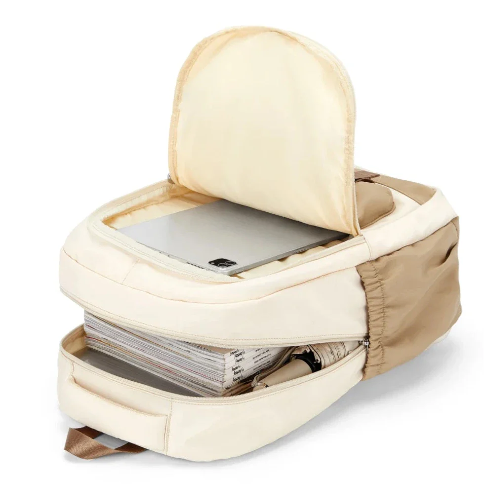 Sac à dos femme avec compartiments multiples et tissu imperméable