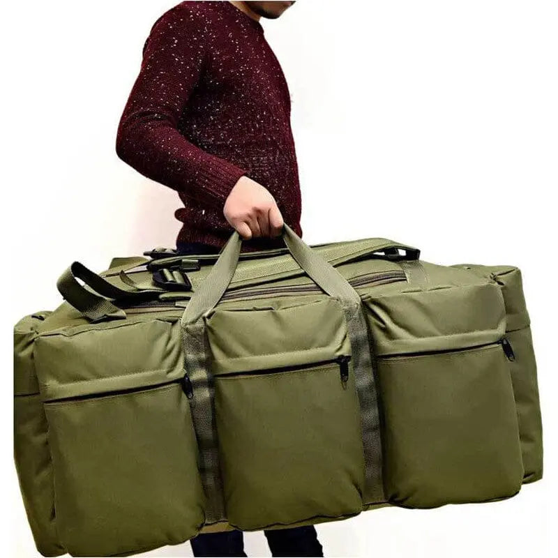 Sac à dos militaire avec tissu étanche et bandoulière incluse