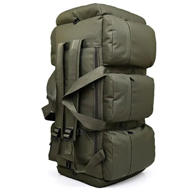 Version kaki du sac à dos militaire avec nombreux rangements