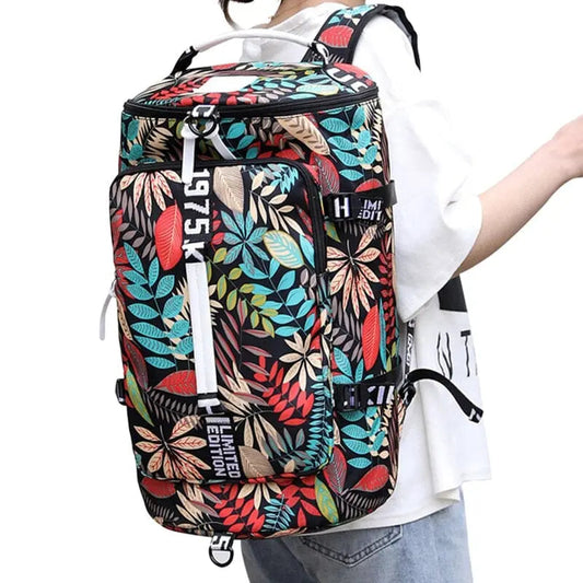 Sac à dos transformé en sac à bandoulière
