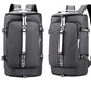 Sac à dos gris avec compartiment pour ordinateur