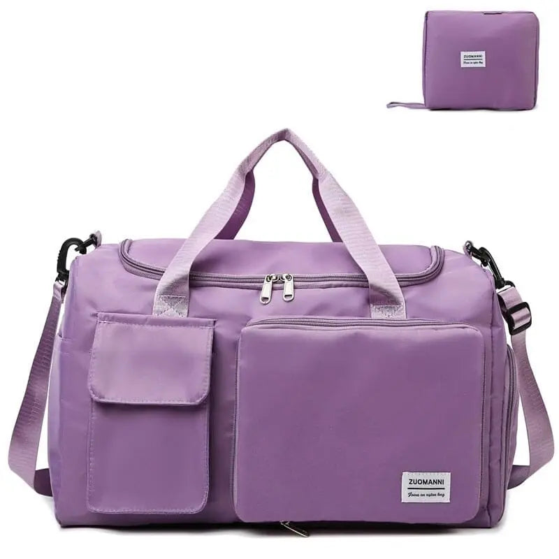 Sac de voyage violet, pour une touche de couleur audacieuse