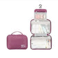Trousse violette suspendue, vue sur les compartiments