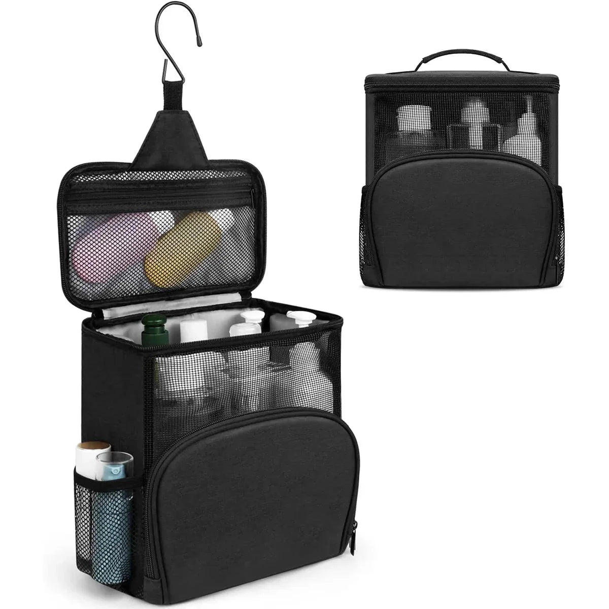 Grande trousse noire avec crochet pour suspension facile