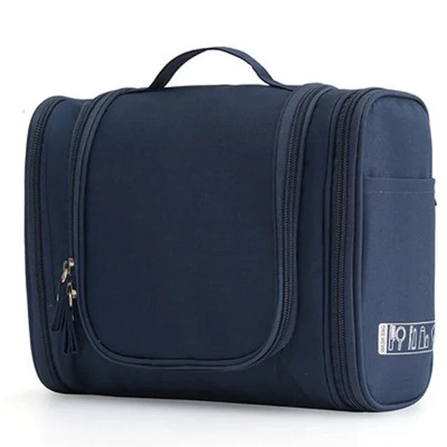 Trousse bleu marine avec design élégant et fonctionnel