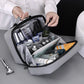 Grande trousse de toilette pour homme avec poignée latérale