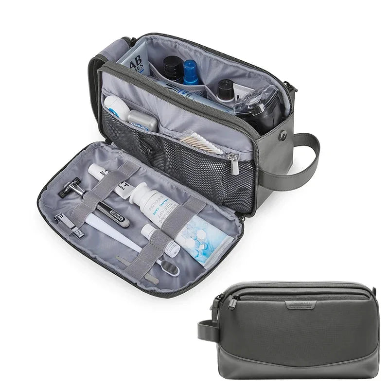 Modèle gris de la trousse de toilette, tissu résistant