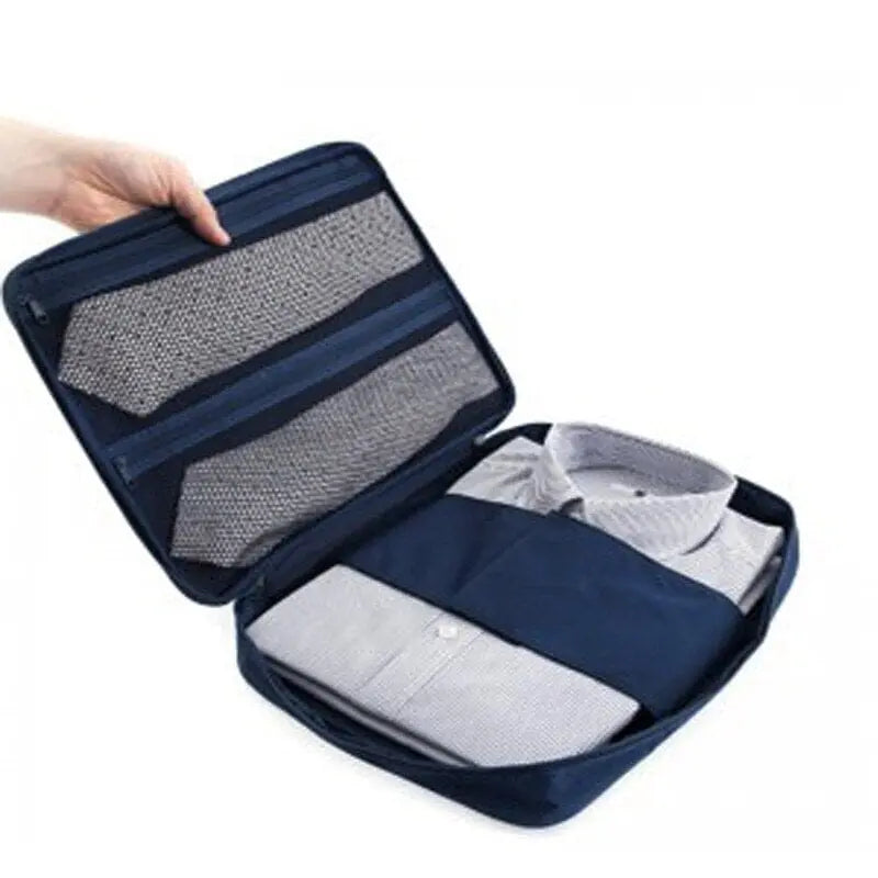 Housse de voyage avec compartiments pour chemises et cravates