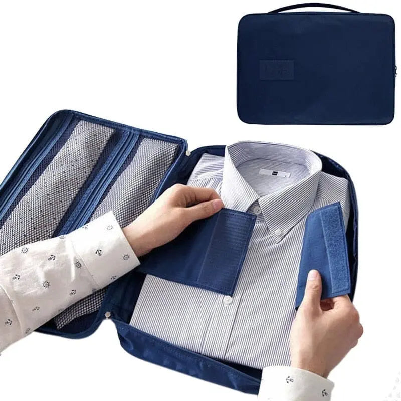 Housse bleu marine, parfaite pour garder les vêtements impeccables