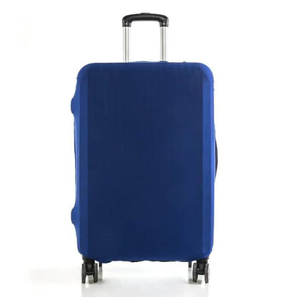 Housse de valise bleue, taille S, sur une valise