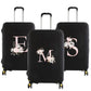 Housse Valise Personnalisée Fleurs Roses housse valise brpink flowers présentation du produit