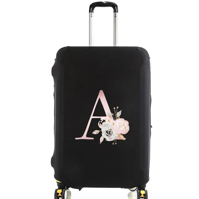 Housse Valise Personnalisée Fleurs Roses housse valise brpink flowers vue du matériau