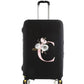 Housse Valise Personnalisée Fleurs Roses housse valise brpink flowers vue de face