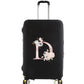 Housse Valise Personnalisée Fleurs Roses housse valise brpink flowers vue de détail