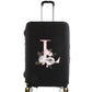 Housse Valise Personnalisée Fleurs Roses housse valise brpink flowers vue rapprochée vue 13