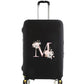 Housse Valise Personnalisée Fleurs Roses housse valise brpink flowers vue d'ensemble vue 14