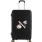 Housse Valise Personnalisée Fleurs Roses housse valise brpink flowers finitions visibles vue 15