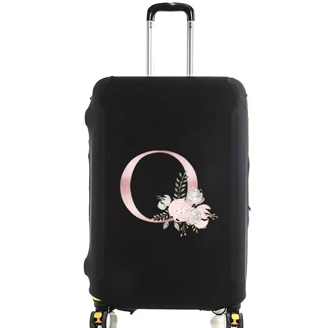 Housse Valise Personnalisée Fleurs Roses housse valise brpink flowers présentation du produit vue 16