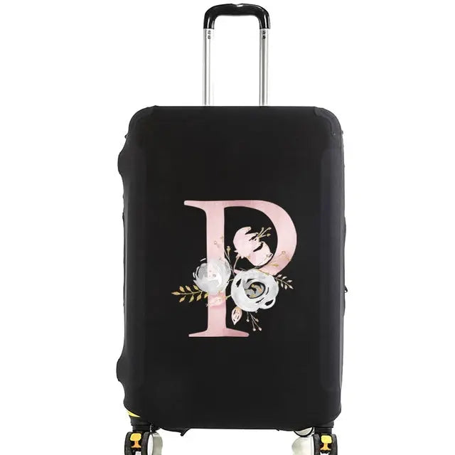 Housse Valise Personnalisée Fleurs Roses housse valise brpink flowers vue du matériau vue 17