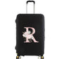 Housse Valise Personnalisée Fleurs Roses housse valise brpink flowers vue de face vue 19