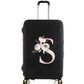 Housse Valise Personnalisée Fleurs Roses housse valise brpink flowers vue de détail vue 20