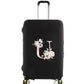 Housse Valise Personnalisée Fleurs Roses housse valise brpink flowers vue d'ensemble vue 22
