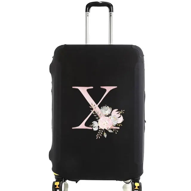 Housse Valise Personnalisée Fleurs Roses housse valise brpink flowers vue du matériau vue 25