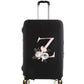 Housse Valise Personnalisée Fleurs Roses housse valise brpink flowers vue de face vue 27