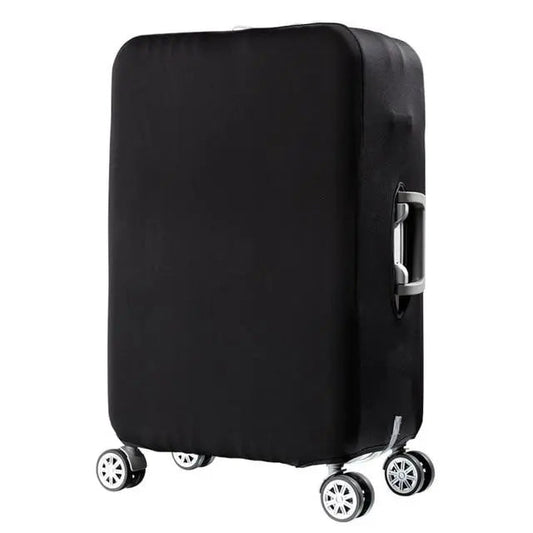 Housse de valise noire en polyester, taille S, sur fond blanc