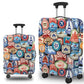 Housse de valise avec motif de ville emblématique