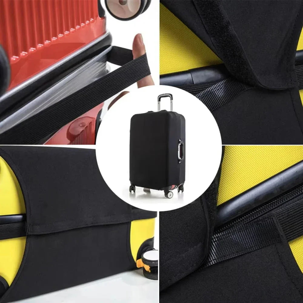 Housse valise colorée avec motif 'Don't Touch Me'