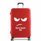 Housse valise rouge, extensible et résistante