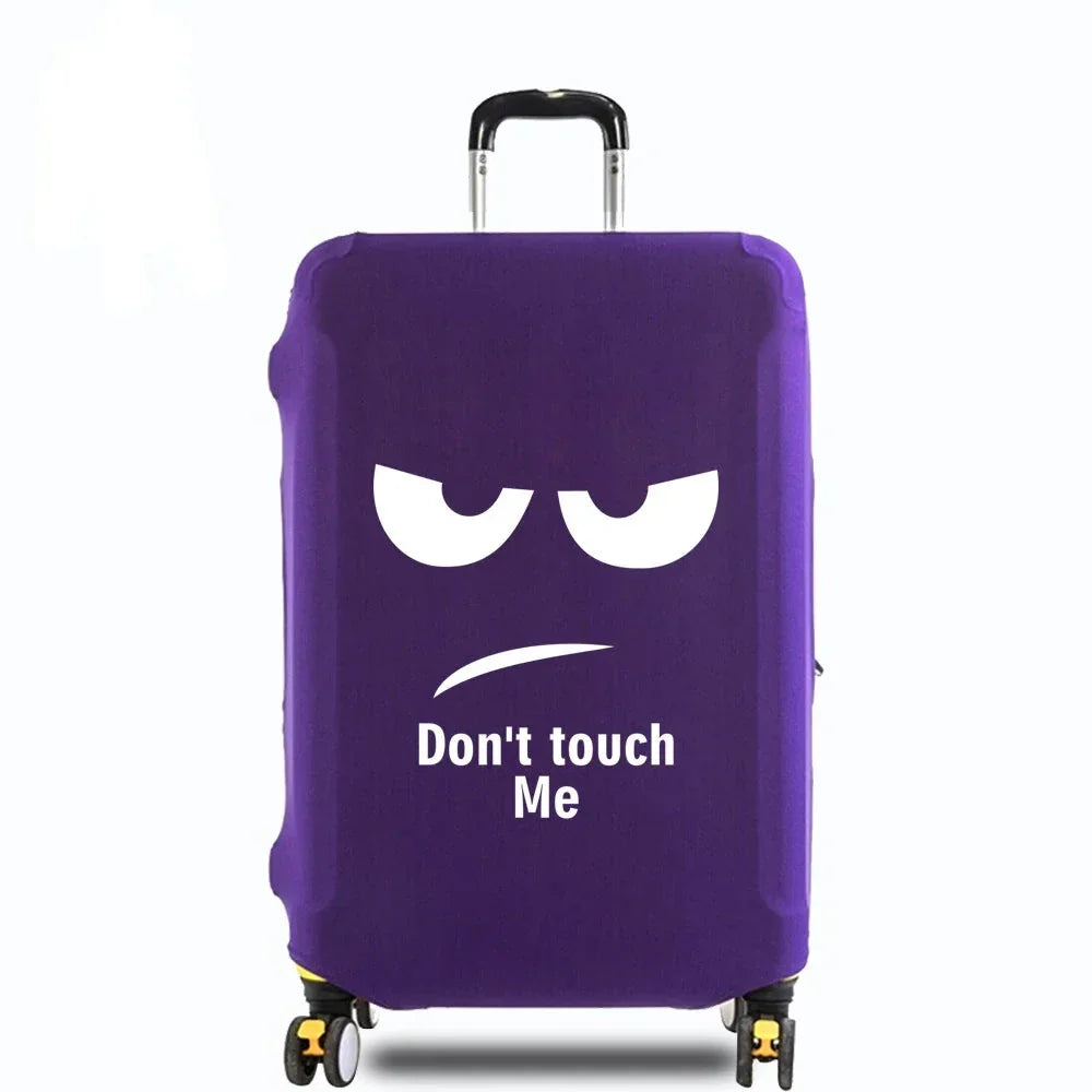 Housse valise violette, protection anti-rayures