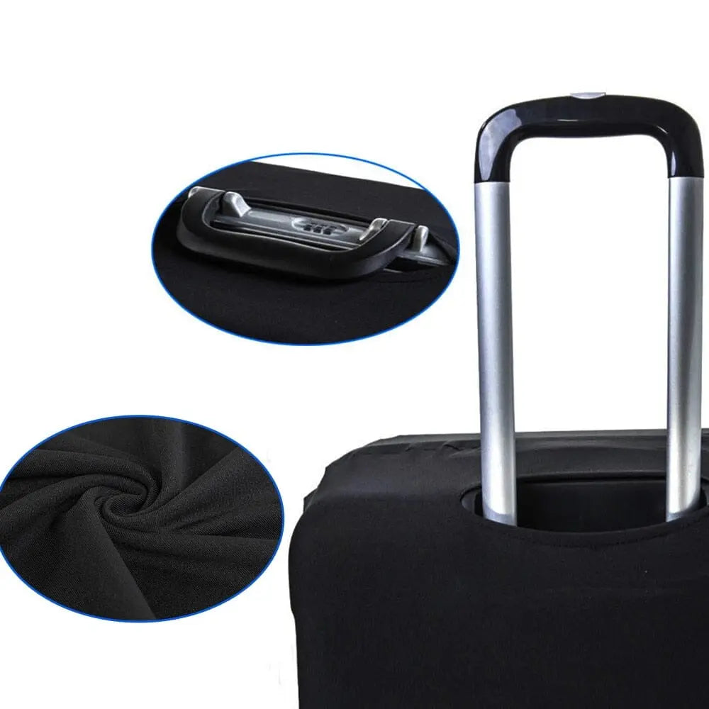 Housse de Valise Personnalisable housse valise personnalisable brinitiale vue latérale