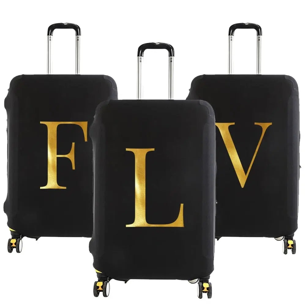 Housse de Valise Personnalisable housse valise personnalisable brinitiale vue rapprochée