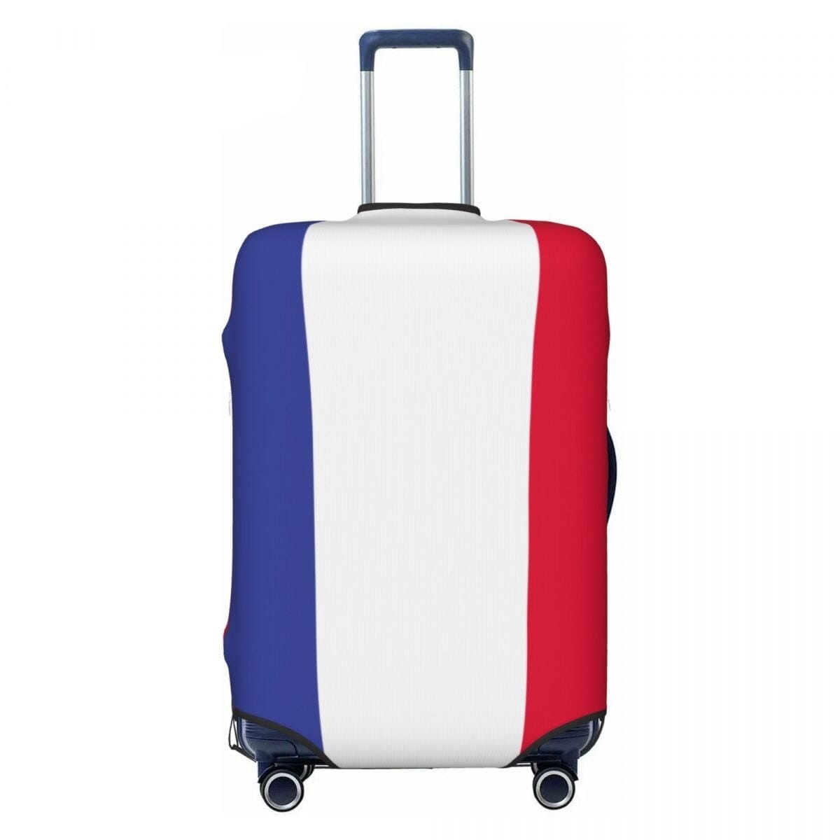 Housse valise France montrée sur bagage