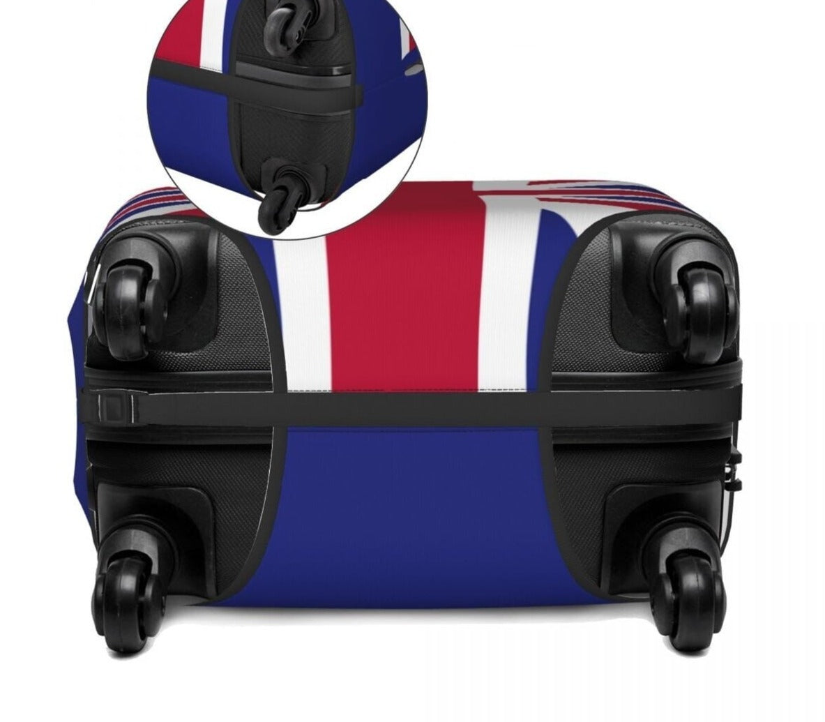 Housse valise avec ouvertures pour poignées visibles