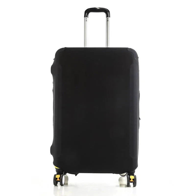 Housse noire pour valise de taille S sur roulettes