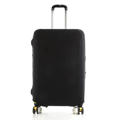 Housse noire pour valise de taille S sur roulettes