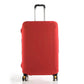 Housse rouge pour valise XL, vue de profil